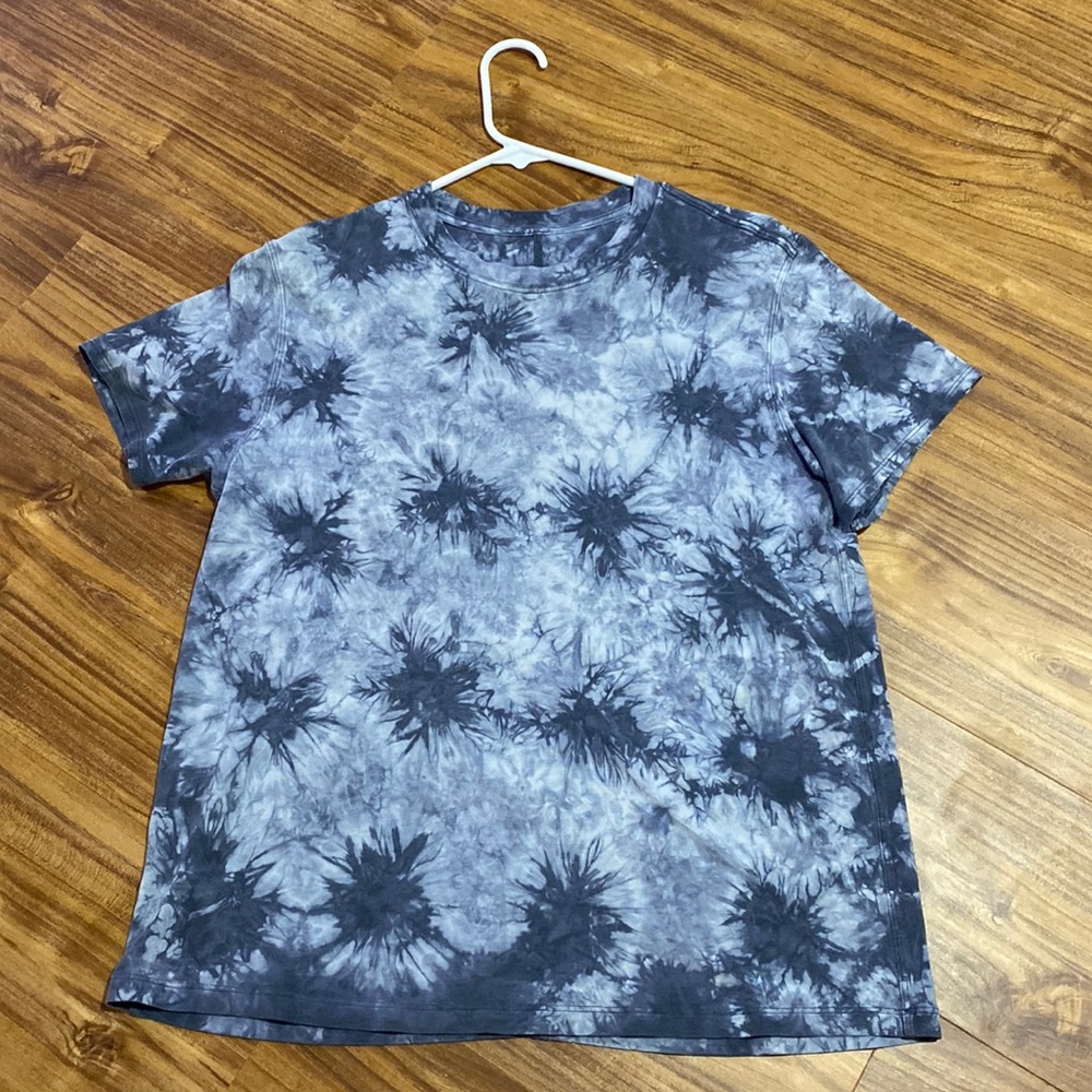 RARE Lululemon All Yours Cotton Tee Greyish/Blue